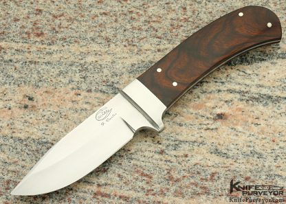 Dr. Fred Carter Custom Knife Desert Ironwood Intergral Drop Point Hunter