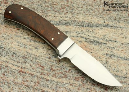 Dr. Fred Carter Custom Knife Desert Ironwood Intergral Drop Point Hunter - Image 3