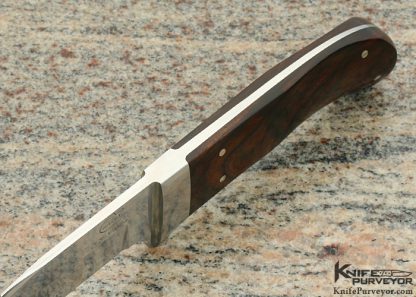 Dr. Fred Carter Custom Knife Desert Ironwood Intergral Drop Point Hunter - Image 4