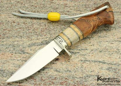 D'Alton Holder Custom Knife "Natchez" Engraved by Pat Holder