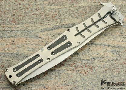 Darrel Ralph Custom Knife Mega Flipper Frame Lock Dagger - Image 3