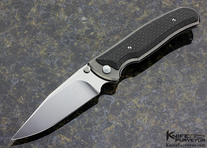 Matt Diskin Custom Knife Carbon Fiber 