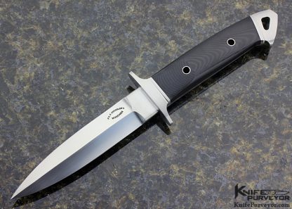 Dietmar Kressler Custom Knife Micarta Integral Dagger