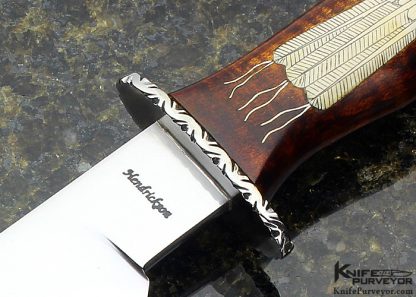 Jay Hendrickson Custom Knife Classic Dream Catcher Bowie - Image 2