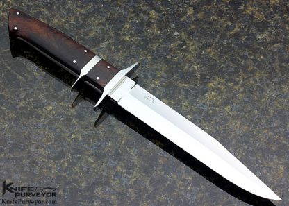 Joe Kious Custom Knife Desert Ironwood Subhilt Fighter - Image 2