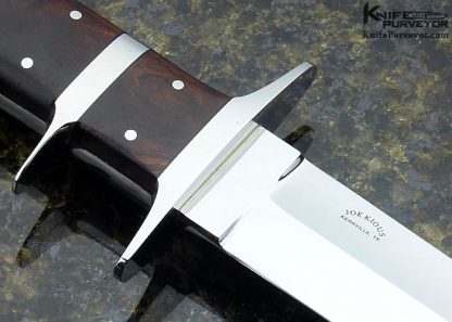 Joe Kious Custom Knife Desert Ironwood Subhilt Fighter - Image 3