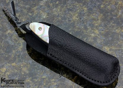 William Henry Custom Knife Abalone Shell Linerlock - Image 7