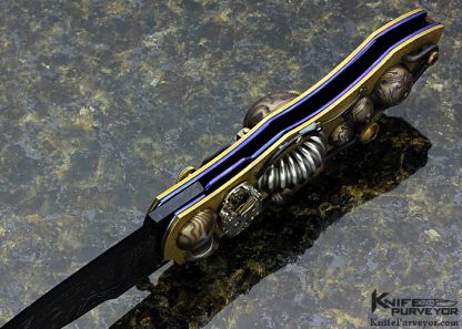 Peter Martin Custom Knife "Steampunk" Linerlock - Image 10