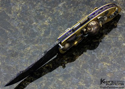 Peter Martin Custom Knife "Steampunk" Linerlock - Image 9