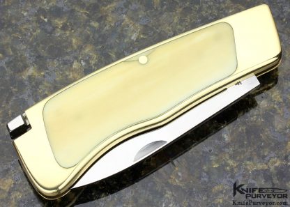 Ron Lake Custom Knife Brass Tail Lock - Image 3