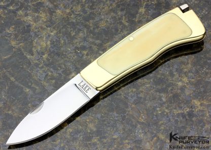 Ron Lake Custom Knife Brass Tail Lock