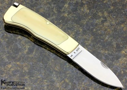 Ron Lake Custom Knife Brass Tail Lock - Image 4