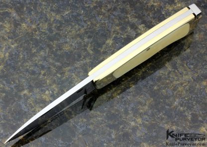 Ron Lake Custom Knife Brass Tail Lock - Image 6