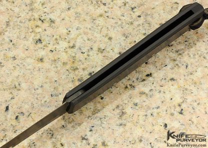 Ohta Knives Custom Knife Carbon Fiber Friction Folder - Image 6