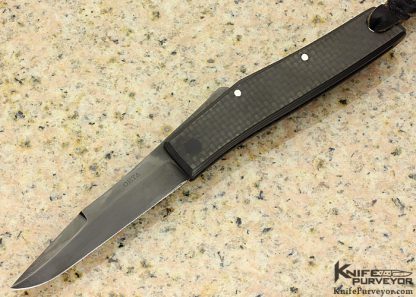 Ohta Knives Custom Knife Carbon Fiber Friction Folder