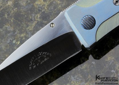 Michael Walker Custom Knife Left Handed Linerlock - Image 2