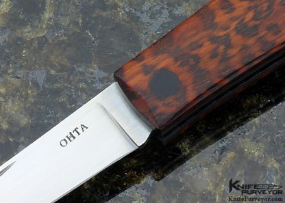 Ohta Custom Knife Snakewood Slip Joint - Image 2