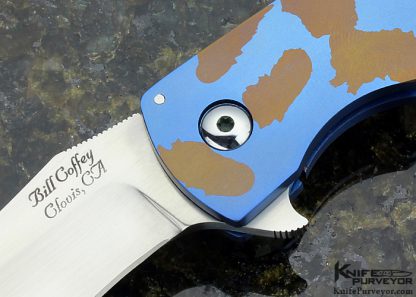 Bill Coffey Custom Knife Titanium Frame Lock - Image 2