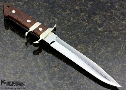 Masao Takahashi Custom Knife Walnut Big Bear Subhilt Fighter - Image 4