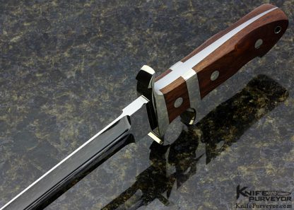 Masao Takahashi Custom Knife Walnut Big Bear Subhilt Fighter - Image 5