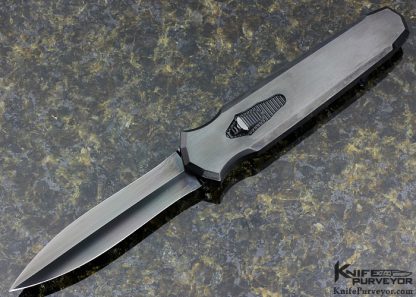 Jeff Harkins Custom Knife DLC Coated Stainless Steel Triton OTF Auto