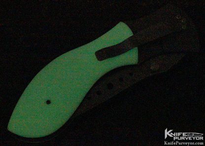 Aaron Frederick Custom Knife MoonGlow and Titanium Frame Lock - Image 4