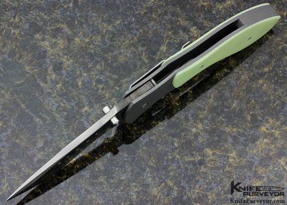 Aaron Frederick Custom Knife MoonGlow and Titanium Frame Lock - Image 5