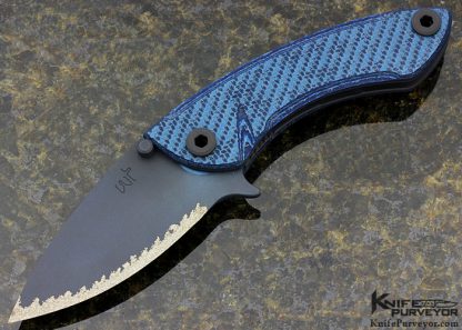 Warren Thomas Custom Knife Titanium and G10 Folding Knife