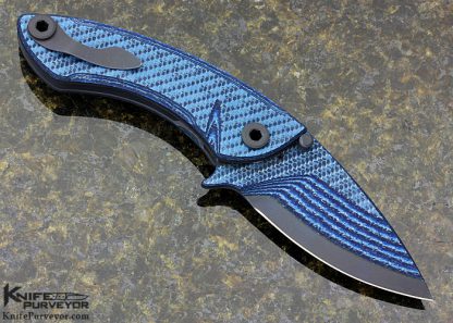 Warren Thomas Custom Knife Titanium and G10 Folding Knife - Image 6