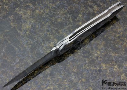 Sergio Consoli Custom Knife Engraved By Vitaly Quaranta Linerlock - Image 7