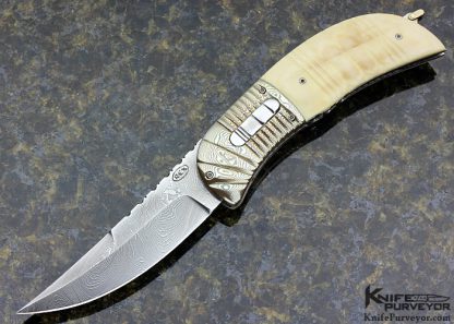 11 feb 2016 Rex Robinson Custom Knife Fluted Mammoth Auto Linerlock