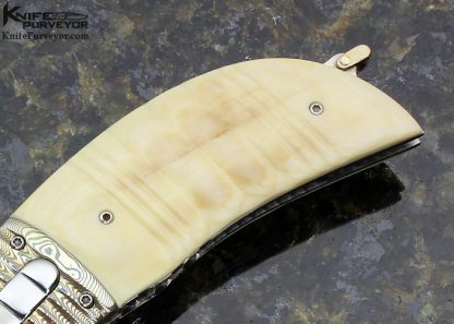 11 feb 2016 Rex Robinson Custom Knife Fluted Mammoth Auto Linerlock - Image 3