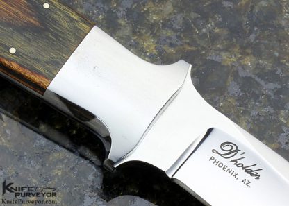 D' Alton Holder Custom Knife Wood Boot Knife - Image 3