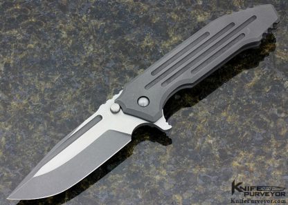 Peter Rassenti Custom Knife SNAFU Flipper Frame Lock