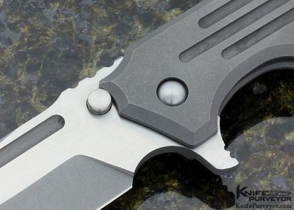 Peter Rassenti Custom Knife SNAFU Flipper Frame Lock - Image 2