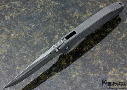 Peter Rassenti Custom Knife SNAFU Flipper Frame Lock - Image 4