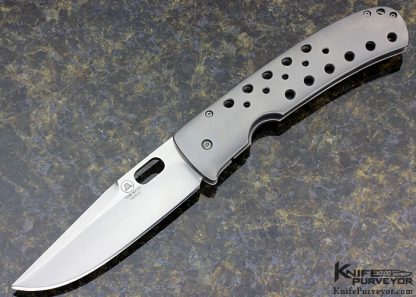 Tom Mayo Custom Knife XL Rambler 6K Stellite Blade Frame Lock