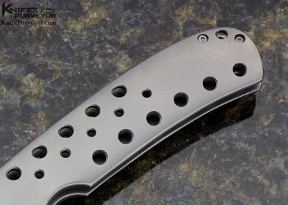 Tom Mayo Custom Knife XL Rambler 6K Stellite Blade Frame Lock - Image 3