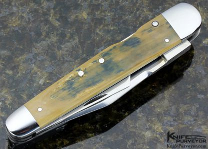 Doc Hagen Custom Knife 3 Blade  Lockback Whittler Slipjoint - Image 4