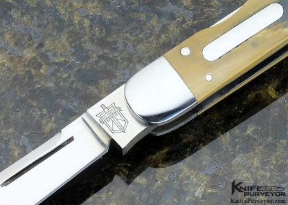 Doc Hagen Custom Knife 3 Blade  Lockback Whittler Slipjoint - Image 2