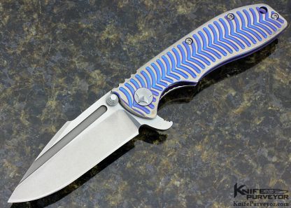 Tim Britton Custom Knife Machined Titanium "T-10" Frame Lock Flipper