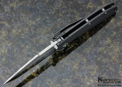 Tim Britton Custom Knife Machined and Anodized Titanium Frame Lock - Image 5