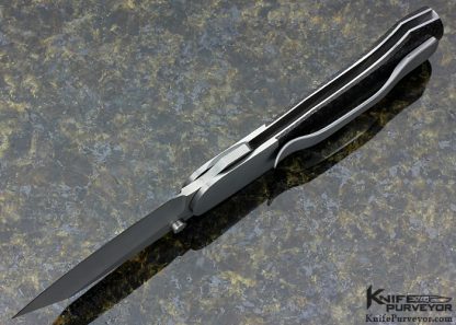 Scott Sawby Custom Knife Lightning Strike Carbon Fiber Combat Utility Knife - Image 6