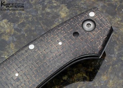 Scott Sawby Custom Knife Lightning Strike Carbon Fiber Combat Utility Knife - Image 3