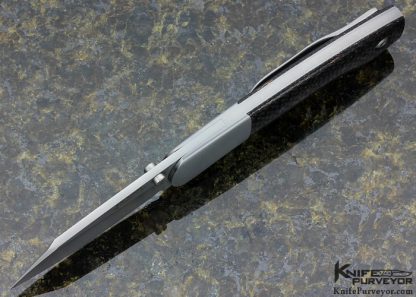 Scott Sawby Custom Knife Lightning Strike Carbon Fiber Combat Utility Knife - Image 5