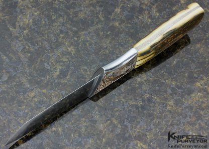 Josef Rusnak Custom Knife "Iratus" Carved Integral Hunter - Image 9