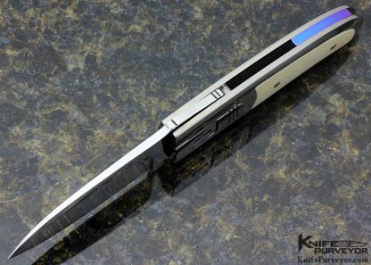 Michael Walker Custom Knife Titanium Interframe D-Lock - Image 5