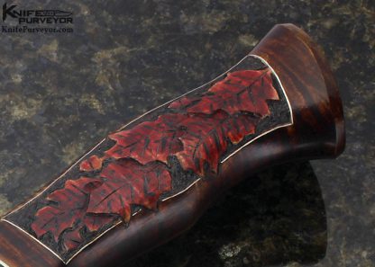 Jay Hendrickson Custom Knife "Autumn Leaves" Bowie - Image 3