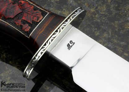 Jay Hendrickson Custom Knife "Autumn Leaves" Bowie - Image 5