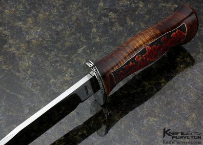 Jay Hendrickson Custom Knife "Autumn Leaves" Bowie - Image 7